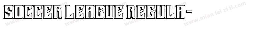 Soccer League Regula字体转换